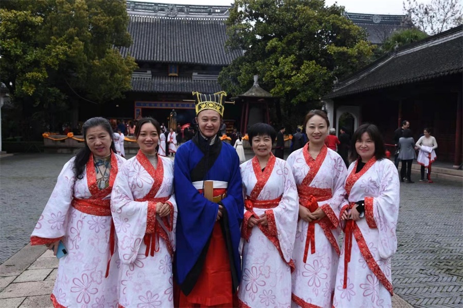 2021辛丑年上海清明祭奠孔子释典礼（祭孔大典） 在上海文庙隆重举行