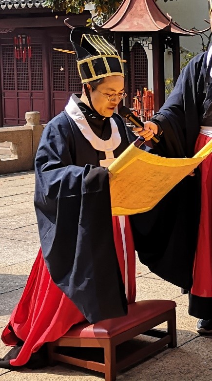 庚子年上海清明祭奠孔子释典礼在上海文庙顺利举行